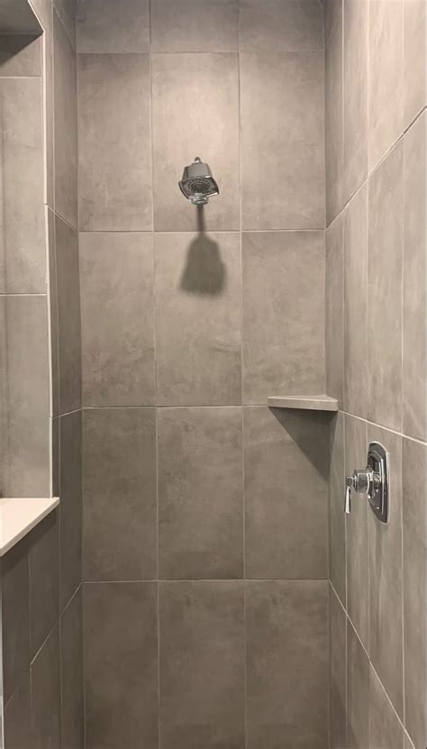 12x24 straight lay tile shower|How To Install Large Format Tile 